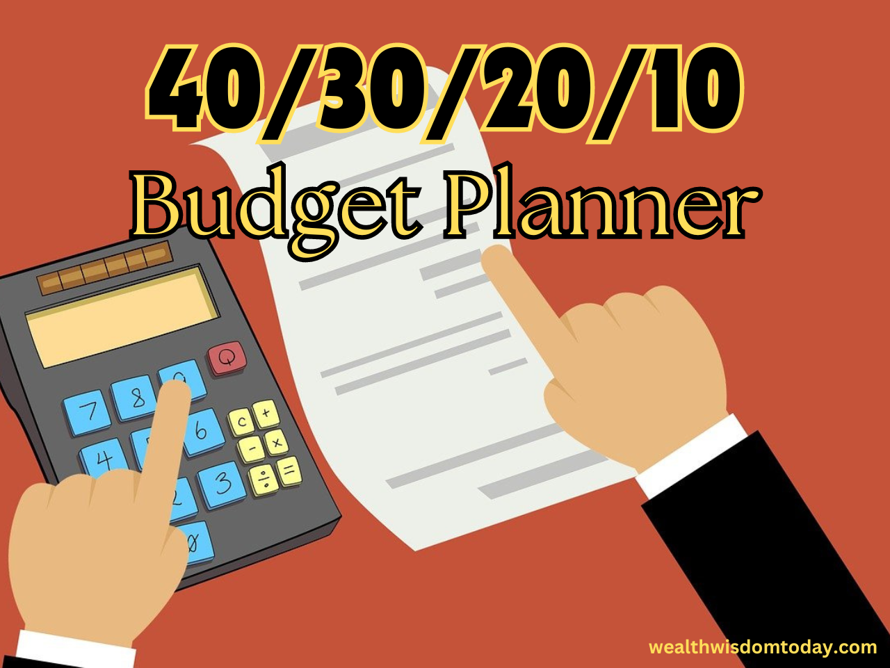 40 30 20 10 Budget Planner Tool